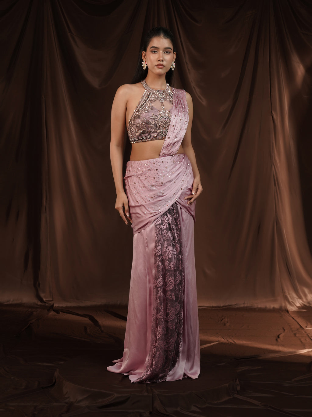 Lylac Drape Saree