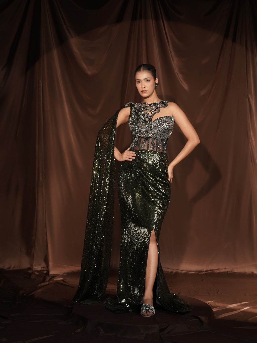 Erinite Cocktail Saree