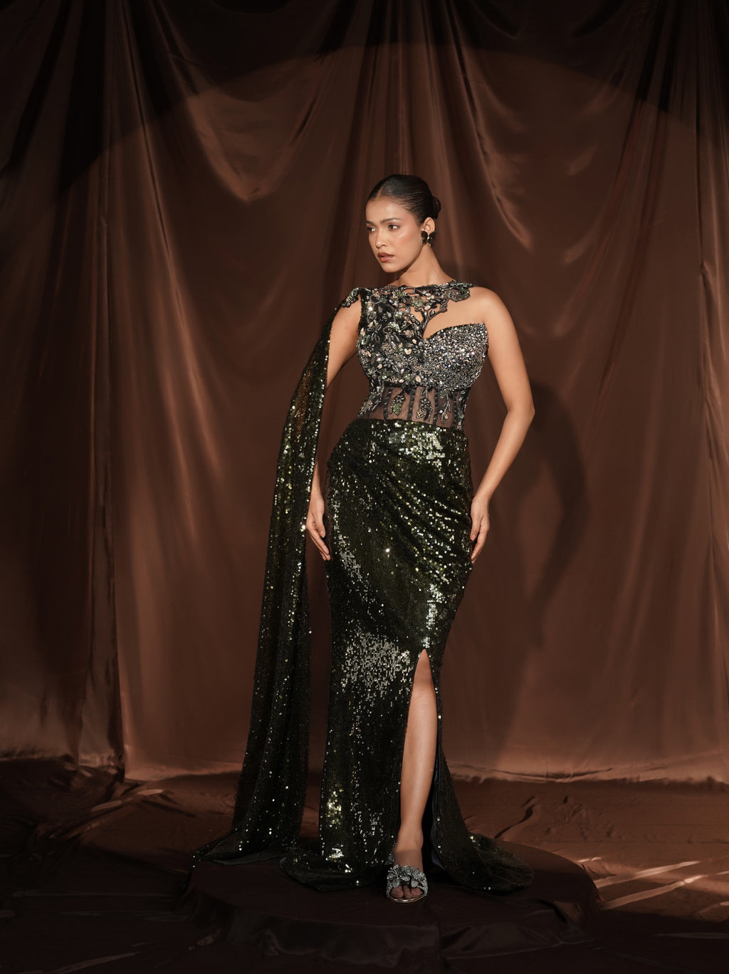 Erinite Cocktail Saree