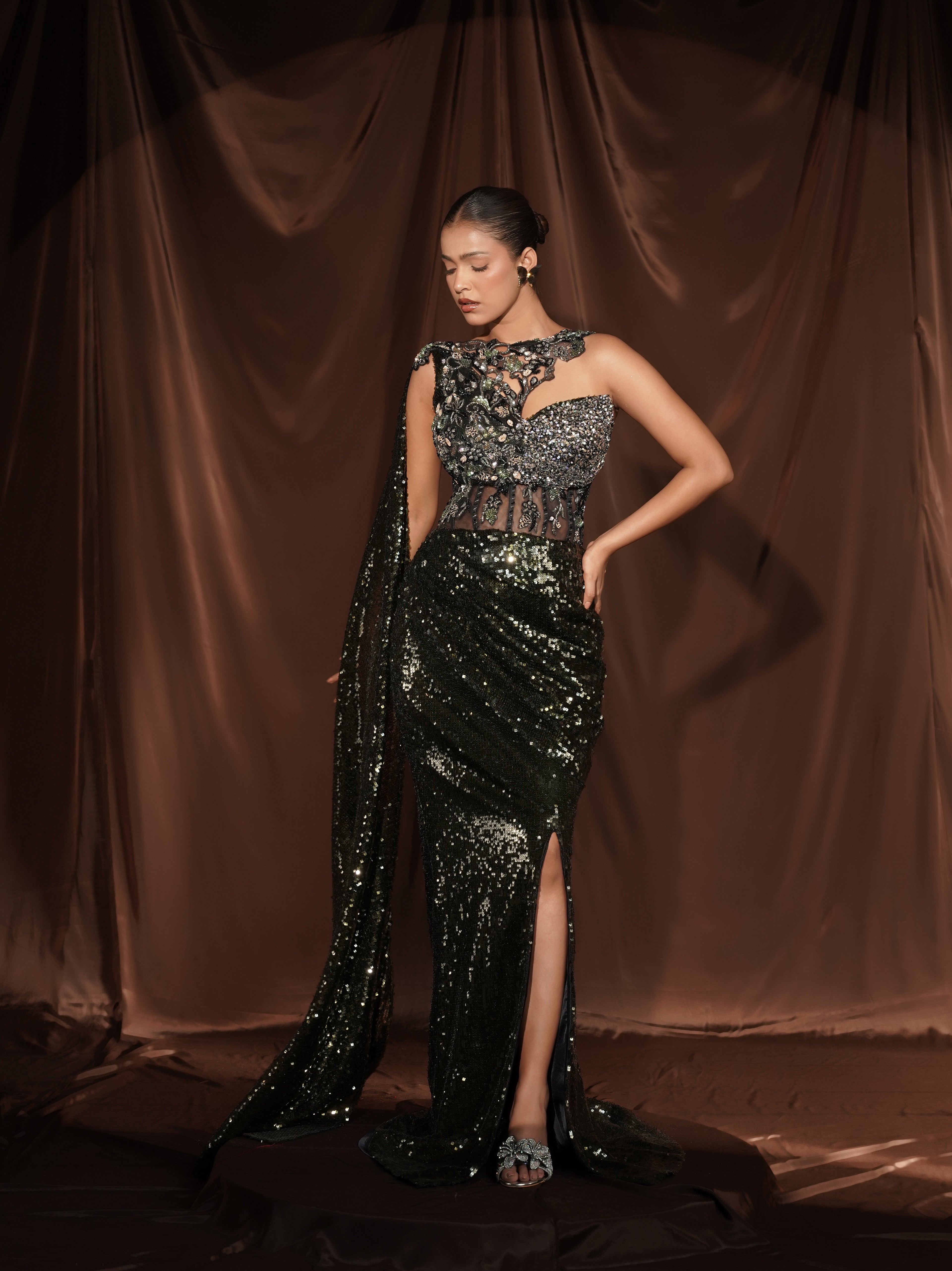 Erinite Cocktail Saree