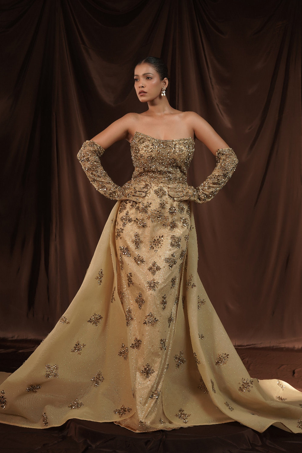 Champagne Crystal Enchantress Gown