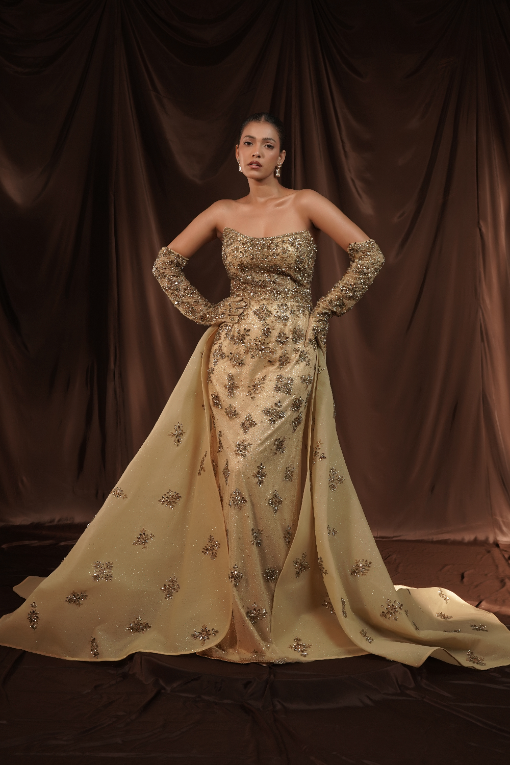 Champagne Crystal Enchantress Gown